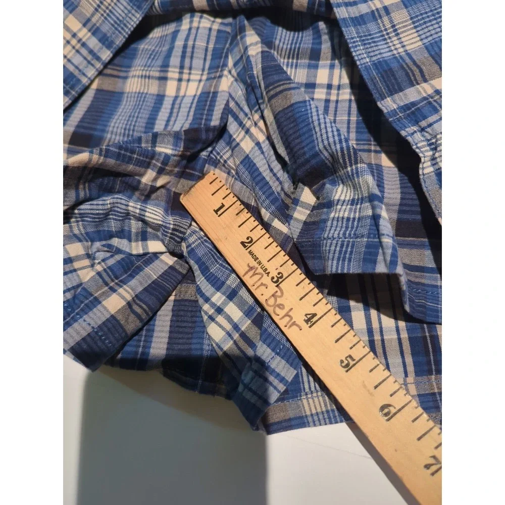St  Johns Bay Plaid Skort Size 12 Cotton Stretch Preppy Academic Short skirt
